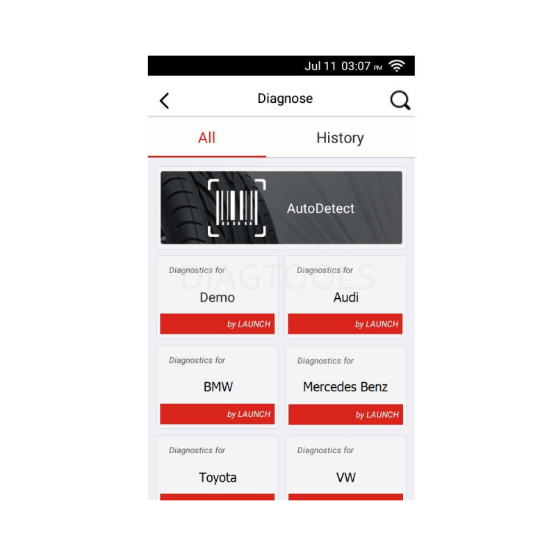 Launch Creader Elite EURO - Diagnostikos įranga